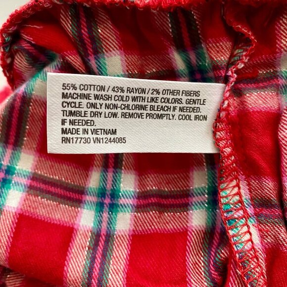 Colsie 2 Piece Red Plaid Lace Trim Pajama Set Tank Shorts NEW NWT - Picture 9 of 14